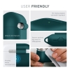 Чохол ArmorStandart Hang Case для Apple AirPods 4 Dark Green (ARM81280) мал.5