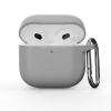 Чохол ArmorStandart Hang Case для Apple AirPods 4 Light Grey (ARM81284) мал.1