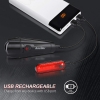 Комплект велофара і задня мигалка Ascher Ultra Bright 2000 mAh, 300 Lumens 4 режими світла (HJ-040) мал.2