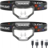 Ліхтар налобний Curtsod Headlamp Rechargeable 1200 Lumen 2-Pack (H-2002) мал.1