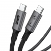 Кабель ArmorStandart USB 4.0 USB-C - USB-C 240W 8K 60hz 40Gbps 1m Black (ARM81921) мал.4