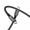 Кабель ArmorStandart USB 4.0 USB-C - USB-C 240W 8K 60hz 40Gbps 1m Black (ARM81921) мал.6