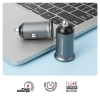 АЗП ArmorStandart USB Type-C PD20W + USB QC 3.0 Grey + кабель Lightning (ARM82460) мал.5