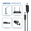 Wi-Fi без світла. Кабель живлення для  Wi-Fi роутера USB - DC 5.5x2.1 12V 0.8 м (ARS82816) мал.3