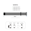Ремінець ArmorStandart Nylon Band для Apple Watch 42 (Series 10)/41/40/38 Ultramarine (ARM82568) мал.3