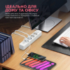 Мережевий фільтр-подовжувач ArmorStandart A-PS42 1.8m 4 розетки + USB-A + USB-C (PD20W) White (ARM84666) мал.6