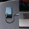 УМБ Baseus Adaman Metal Digital Display Quick Charge Power Bank 65W 20000mAh Blue (PPIMDA-D03) мал.7