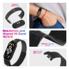 Ремінець ArmorStandart Milanese Magnetic для Xiaomi Smart Band 10/9/8 Black (ARM86890) мал.3