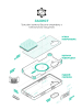 Чохол ArmorStandart ICON2 MagCase для Apple iPhone 17 Aquamarine (ARM86670) мал.6
