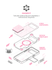 Чохол ArmorStandart ICON2 MagCase для Apple iPhone 17 Pro Peony (ARM86675) мал.6