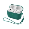 Чохол ArmorStandart Silicone Case with straps для Apple Airpods Pro 3 Dark Green (ARM88293) мал.1