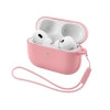 Чохол ArmorStandart Silicone Case with straps для Apple Airpods Pro 3 Pink (ARM88297) мал.1