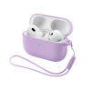 Чохол ArmorStandart Silicone Case with straps для Apple Airpods Pro 3 Pink Purple (ARM88298) мал.1