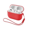 Чохол ArmorStandart Silicone Case with straps для Apple Airpods Pro 3 Red (ARM88299) мал.1