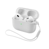 Чохол ArmorStandart Silicone Case with straps для Apple Airpods Pro 3 White (ARM88301) мал.1