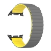 Ремінець ArmorStandart MagLink для Samsung Galaxy Watch 8 / 8 Classic Grey Yellow (black connector) (ARM88939) мал.1
