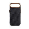 Чохол ArmorStandart LikeCarbon2 SE MagCase для Apple iPhone 17 Air Black Orange (ARM89155) мал.1