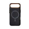 Чохол ArmorStandart LikeCarbon2 SE MagCase для Apple iPhone 17 Air Black Orange (ARM89155) мал.2