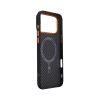 Чохол ArmorStandart LikeCarbon2 SE MagCase для Apple iPhone 17 Pro Max Black Orange (ARM89162) мал.4