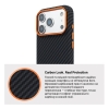 Чохол ArmorStandart LikeCarbon2 SE MagCase для Apple iPhone 17 Pro Max Black Orange (ARM89162) мал.7