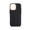 Чохол ArmorStandart LikeCarbon2 SE MagCase для Apple iPhone 17 Black Orange (ARM89160) мал.1