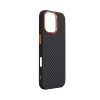 Чохол ArmorStandart LikeCarbon2 SE MagCase для Apple iPhone 17 Black Orange (ARM89160) мал.3