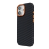 Чохол ArmorStandart LikeCarbon2 SE MagCase для Apple iPhone 17 Black Orange (ARM89160) мал.5