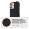 Чохол ArmorStandart LikeCarbon2 SE MagCase для Apple iPhone 17 Black Orange (ARM89160) мал.7