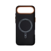 Чохол ArmorStandart LikeCarbon2 SE MagCase для Apple iPhone 17 Air Kevlar Black Orange (ARM89166) мал.2