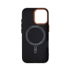 Чохол ArmorStandart LikeCarbon2 SE MagCase для Apple iPhone 17 Kevlar Black Orange (ARM89163) мал.2