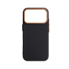 Чохол ArmorStandart LikeCarbon2 SE MagCase для Apple iPhone 17 Pro Black Orange (ARM89161) мал.1