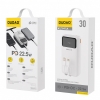 УМБ Dudao K15MAX Built-in Cables 30000mAh PD 22.5W White (6976625333776) мал.4