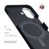 Чохол ArmorStandart BlackIcon Aramid Plain MagCase для Apple iPhone 17 Black (ARM90159) мал.3