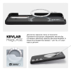 Чохол ArmorStandart BlackIcon Aramid Plain MagCase для Samsung S25 Black (ARM90162) мал.8
