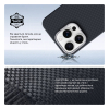 Чохол ArmorStandart BlackIcon Aramid Plain MagCase для Apple iPhone 16 Pro Max Black (ARM90170) мал.4