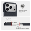 Чохол ArmorStandart BlackIcon Aramid Twill MagCase для Apple iPhone 17 Pro Black (ARM90149) мал.6
