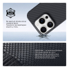 Чохол ArmorStandart BlackIcon Aramid Twill MagCase для Apple iPhone 16 Pro Black (ARM90151) мал.4