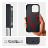 Чохол ArmorStandart BlackIcon Aramid Twill MagCase для Apple iPhone 16 Pro Black (ARM90151) мал.7
