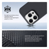 Чохол ArmorStandart BlackIcon Aramid Twill MagCase для Apple iPhone 16 Pro Max Black (ARM90152) мал.4