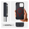 Чохол ArmorStandart BlackIcon Aramid Twill MagCase для Apple iPhone 16 Pro Max Black (ARM90152) мал.7