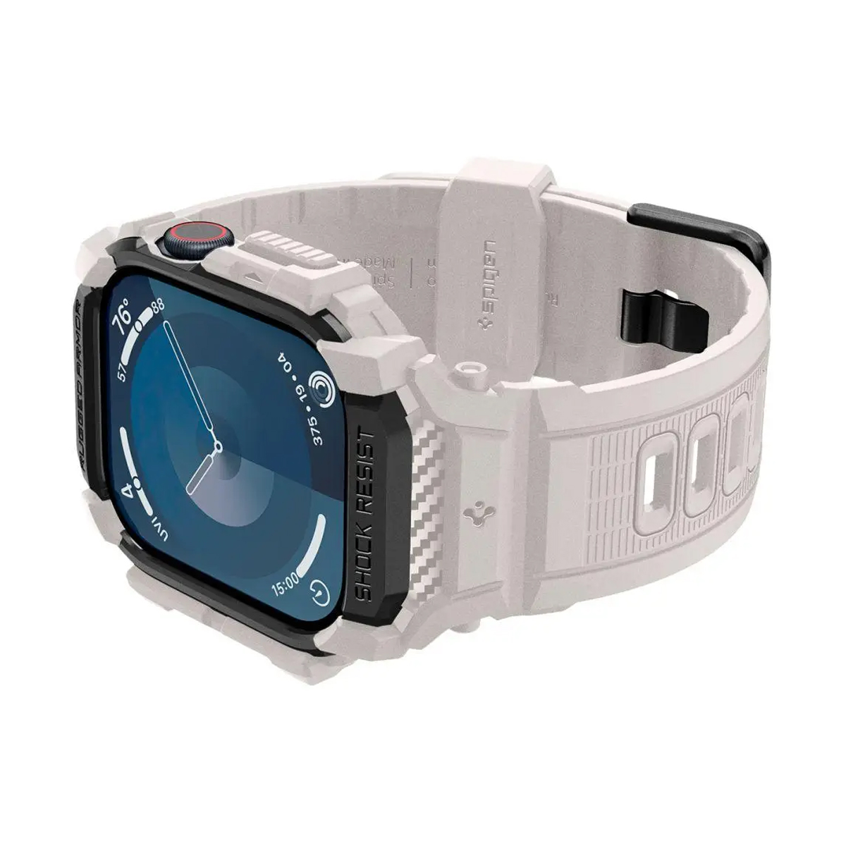 Чохол-ремінець Spigen Rugged Armor Pro для Apple Watch 42mm 2024 (Dune Beige)